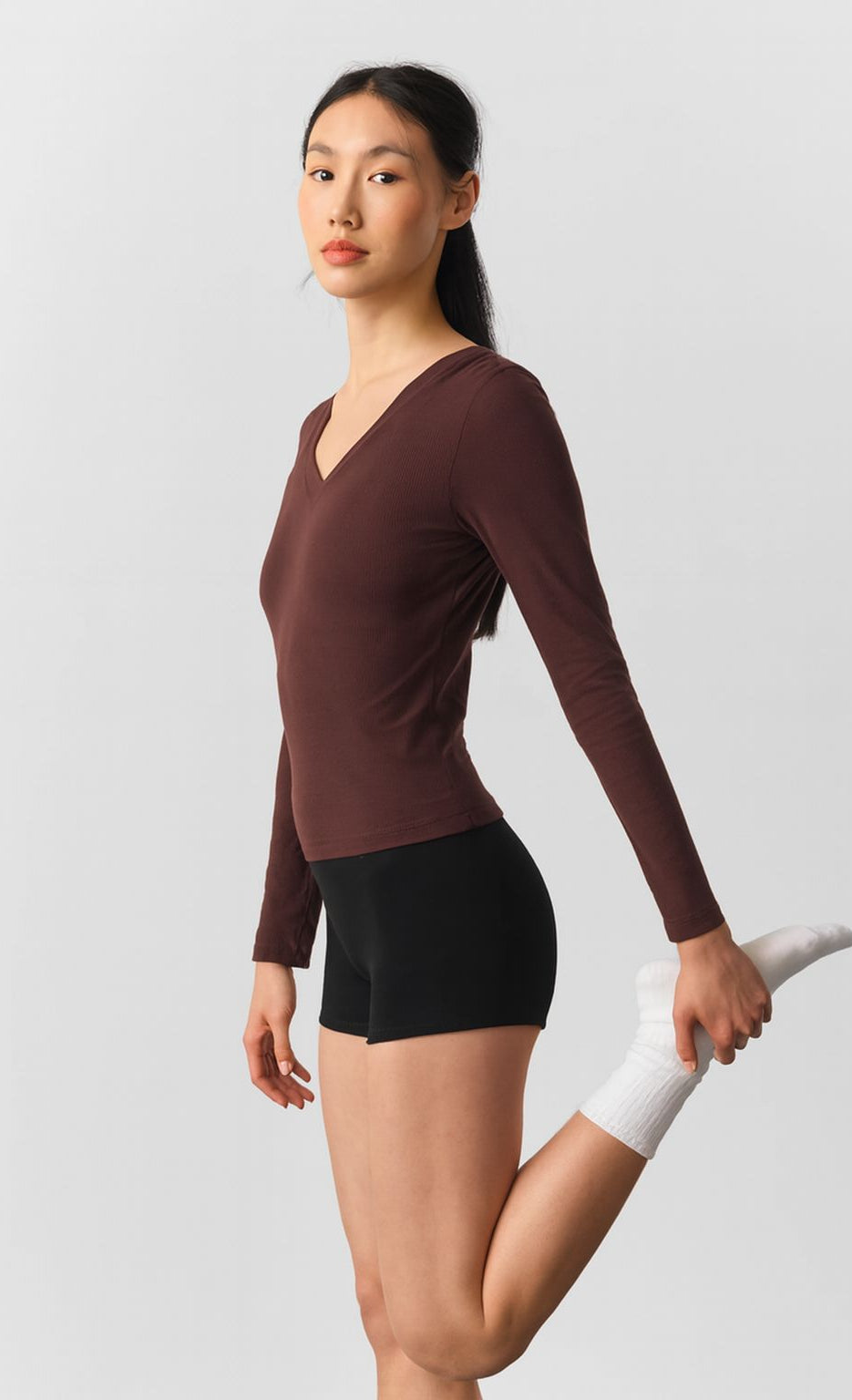 Ease V-Neck Longsleeve - Terraloop