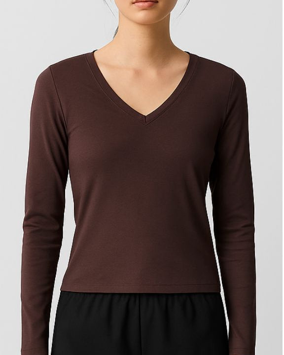 Ease V-Neck Longsleeve - Terraloop