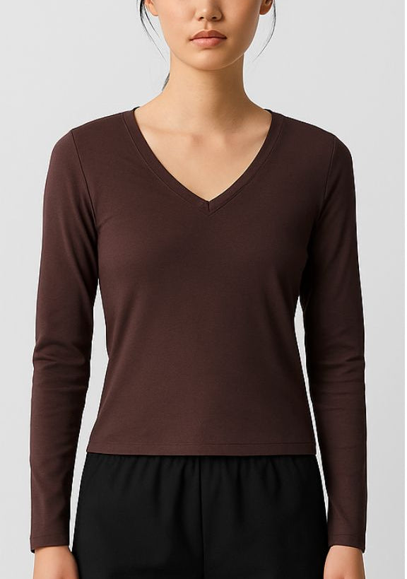 Ease V-Neck Longsleeve - Terraloop