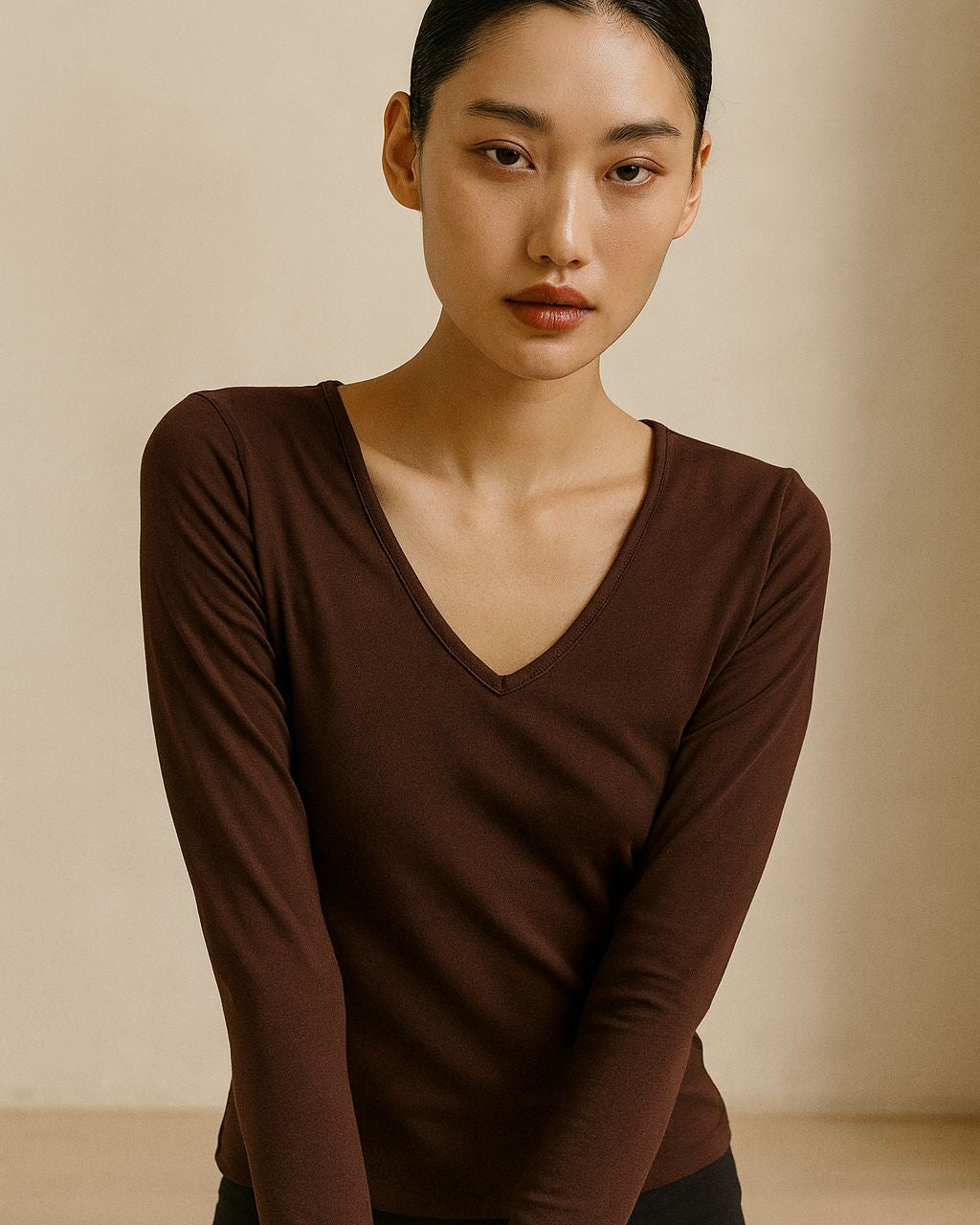 Ease V-Neck Longsleeve - Terraloop