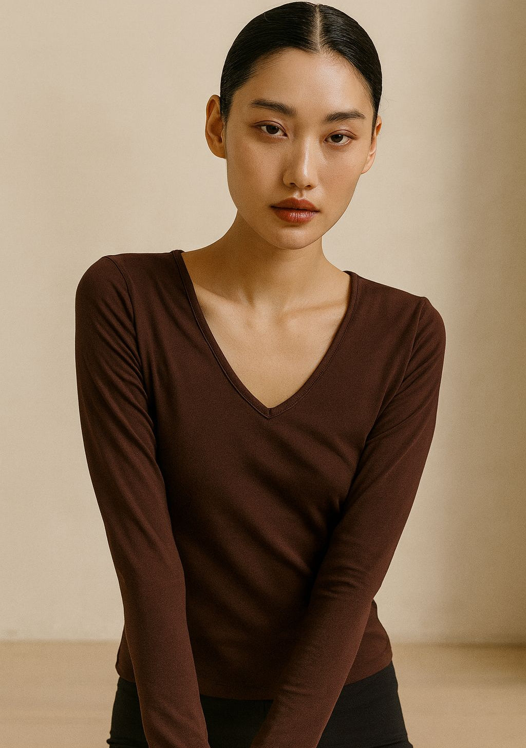 Ease V-Neck Longsleeve - Terraloop